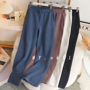 Quần Dài Thể Thao Yoga Nữ Cạp Cao Ống Rộng Ống Đứng Thu Đông Quần Dài Thể Thao Giảm Béo Cho Nữ