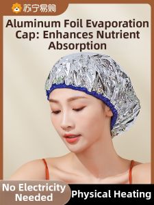 SungNing Select Steam Hat Hair Mask Womens Hair Care Coloring Protection Foil Cap No Need for Plug in Hair Beauty Tool