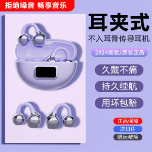 2025 New Bluetooth Running Earphones High Sound Quality Sports Universal Clip-On High Aesthetic Noise Reduction Open Type Dual Ear