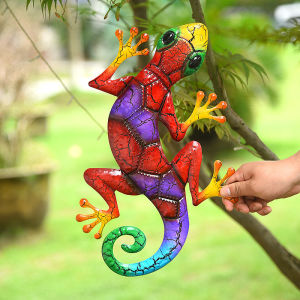 Creative Metal Gecko Wall Hanging Decor