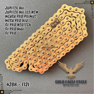 RANTAI RANTE RODA MOTOR 428H-112L JUPITER MX NEW MEGAPRO PRIMUS HIU GL PRO NEOTECH GL MAX