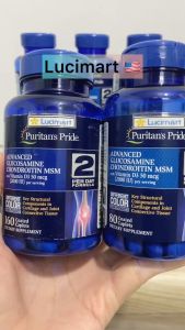 Viên uống bổ khớp Glucosamine Chondroitin MSM 240 viên [Hàng Mỹ hạn dùng 2026] Sản Phẩm Hỗ Trợ Sức Khỏe Xương Khớp Giảm Triệu Chứng Đau Viêm Khớp - Lazada