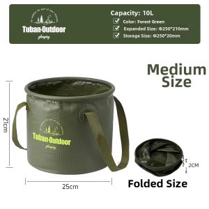 Voca-Joy | Portable Collapsible Water Bucket for Camping