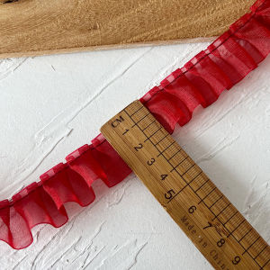 Nhiều Màu Sắc Cao Cấp Vải Voan Ren Viền 5 Mét Tự Làm Chất Liệu Trang Trí Quần Áo Váy Viền Vải May Gia Đình Phụ Kiện