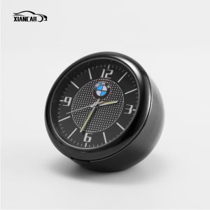 【Ready Stock】Car Dashboard Mini Clock Automotive Clock Car Clock Refit Interior Luminous Electronic Quartz Watch Ornaments with Vent Clip Refit Interior