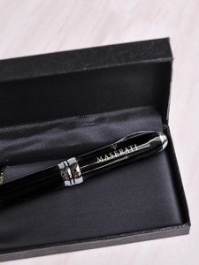 Bộ Bút Ký Maserati Đen Tùy Chỉnh Bộ Quà Tặng Cá Nhân Hóa Bút Kí Bút Bi Kim Loại Màu Đen Thương Hiệu Không Có Thương Hiệu