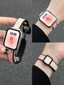 New Summer Xiaomi Band 9 pro Wristband Creative Leather Magnetic Smart Sports Watch Strap for Girls Replacement Band High-End Feels