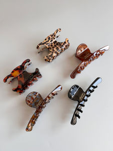 Acetate Hair Clip Hair Claws Fancy Back Head Barrettes Hair Band Large Small Size Hairware Hair Shark Clip