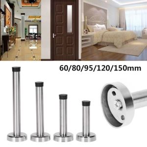 UUMIR Office Furniture Stainless Steel Self Adhesive Noiseless Thickened Stop Holder Catch Door Rubber Door Stopper Buffer