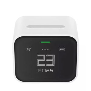 Qingping Air Detector Lite Retina Touch IPS Screen Touch Operation pm2.5 Mihome APP Control Air Monitor Work with Homekit