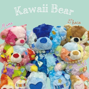 TAKEOFF ตุ๊กตาหมีสีสันสดใส กระเป๋าสตางค์พกพา กระเป๋าถือน่ารัก นุ่มและน่ารัก สำหรับผู้หญิง ของเล่นตุ๊กตาผ้าฝ้าย