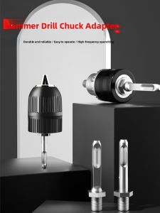 Electric Hammer Drill Adapter round Handle Converter Impact Drill Chuck Transducer for Power Tools Accessories