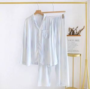 อีกขั้นของความนุ่ม(พร้อมส่ง)ผ้าเยื่อไผ่พรีเมี่ยม ชุดนอนแขนสั้น-ขายาว เนื้อผ้านุ่มลื่นเย็นใส่เย็นสบายมากๆๆๆ