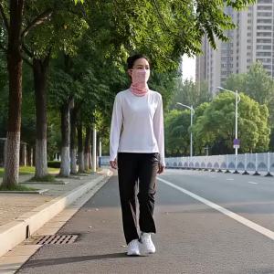 WRELS | Ice Silk Face Mask Summer Sun Protection Breathable Cycling Neck Gaiter Mask Sunshade Moister Wicking Motorcycle Scarf Mask