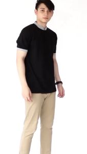 3S-Tshirt - Kaos kerah shanghai polo shirt pria | polo shirt kerah shanghai t shirt