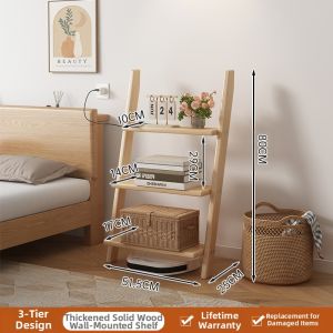 CHUJUN | Wooden Bedside Storage Shelf 2025 Edition