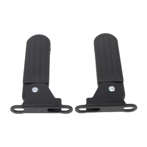 EBike Treadle Widen Stable Foldable 5cm 7cm Bicycle Rear Seat Pedal Soft Rubber L/R Road Electric Bike Rear Pedals Footrest