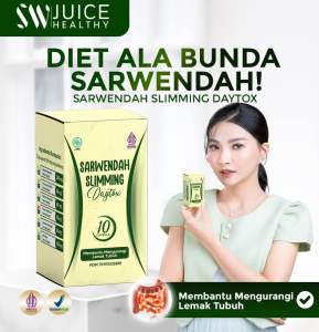 [ 10 Kapsul ] SW Sarwendah Juice Slimming Daytox By Sarwendah Jamu Penurun Berat Badan Jamu Menahan Nafsu Makan