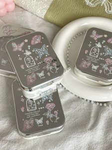 Keda Large Capacity Portable Glasses Case Cute Companion Box Invisible Contact Lens Storage Eyeglass Box for Couples