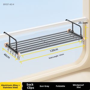 BIREN | Outdoor Drying Rack for High Floor Balcony