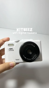 【KiTBEEZ KP-2】4K WiFi Digital Camera Digital Camera 64MP Digital Camera 18X Digital Zoom 180° Flip Screen Selfie Vlog Video Camera Mirrorless Camera for YouTube/Travel