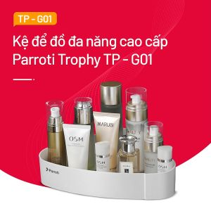 Kệ nhà tắm để đồ đa năng giá để đồ vật dụng góc nhà tắm nhà bếp cao cấp Parroti Trophy TP-G01