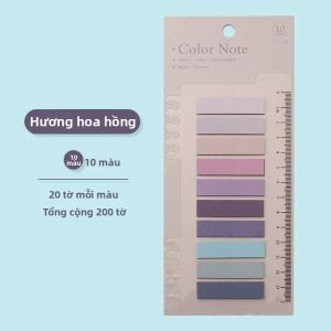 Borrence | Giấy Ghi Chú Trong Suốt Dính Tự Dính 200/1600/2000 Tờ Dùng Cho Sách Ghi Chú Đánh Dấu Làm Bookmark