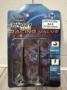 RACING MONKEY LIGHTEN VALVE 3 ANGLE FOR M3/ MIO I 125/ GEAR 125/ SOUL I 125 21*26 5.0MM standard