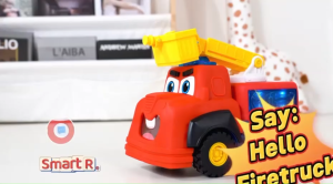 Hoshi Baby Interactive Talking Fire Truck Musical Educational Toy for Toddler 18Mos+