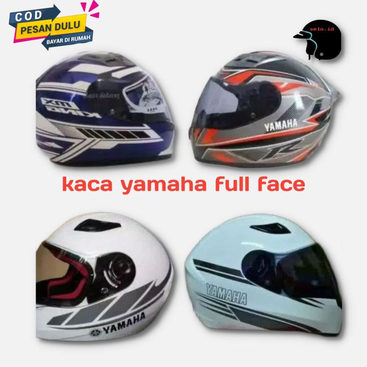KACA HELM YAMAHA FULL FACE YAMAHA VIXION CARGLOSS FULL FACE
