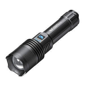 SMILING SHARK | Super Bright Rechargeable Focusing Zoom Flashlight