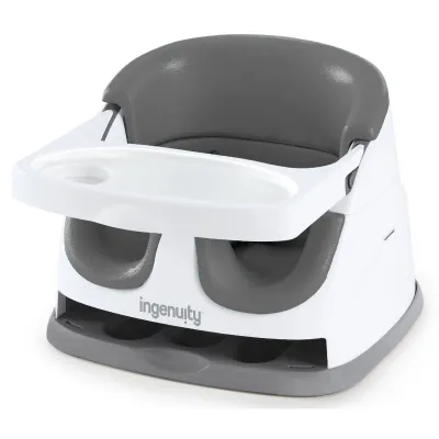 Ingenuity Baby Base 2-In-1 Seat - Slate Grey