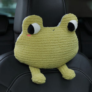 Cute Cartoon Neck Support Car Seat Cushion Couple Decorative Automobile Headrest Comfortable Backrest All Season Universal