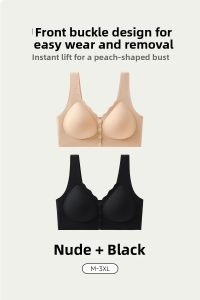 Yuzhaolin | Front Opening Breastfeeding Maternity Bra Large Size