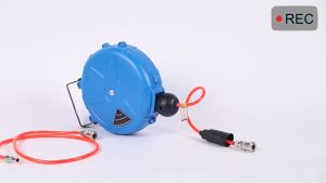 LEARED 10m Automotive Air Hose Reel Automatic Retractable Reel Compressor Hose Washer Car Washing Pipe