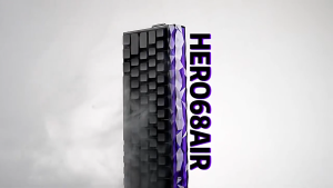 AULA HERO 68 AIR Layout 65% 3 MODELED RGB Hall Effect Magnetic Switches Polling Rate 8000Hz Rapid Trigger Hotswap
