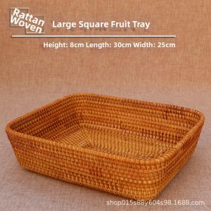 Handwoven Rattan Basket