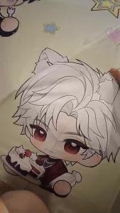 Love and Deepspace Fully automatic Umbrella Sunscreen Anti-UV Sun Umbrella Three-fold Cartoon Xavier Zayne Rafayel ralayo Sylus Qin Che Shen Xinghui Li Shen Qi Yu Folding Umbrella