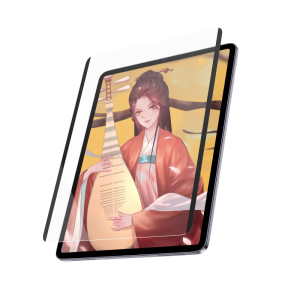 LEFEIFEI | Detachable Magnetic Suction Tempered Glass Film For iPad Pro Air 6 Mini 7 Drawing Computer Screen Protector 10.9 Inch