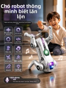 Letop Baby | Đồ Chơi Robot Chó Đi Bộ Và Sủa Điều Khiển Từ Xa