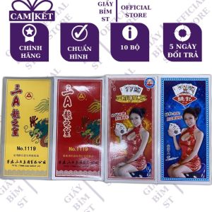 Tú lơ khơ 10 bộ AAA asia cô gái xanh tím kim cương kk hàng chuẩn