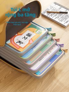 XIANGLEWU | Túi Phân Loại Hình L Cổng Rộng Cho Học Sinh