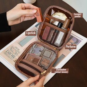 Largecapacity waterproof cosmetic bag Womens transparent portable sorting bag