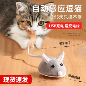 Electric Toy Mouse Interactive Cat Toy Automatic Sensor Simulation Teasing Stick Pet Supplies for Kittens Fun And Relief