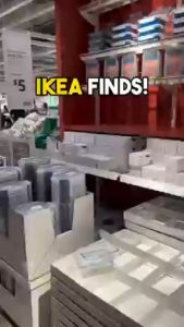 IKEA 365+ กล่องใส่อาหารพร้อมที่แบ่งช่อง ยกออกได้