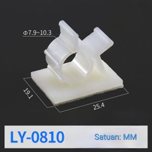 Klip Kabel Tempel Fleksibel Klem Kabel Tie Flexible Cable Clip Clamp