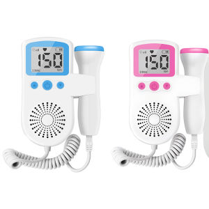 LCD Display 3.0MHz Fetal Doppler Home Prenatal Baby Heart Rate Monitor Sonar Stethoscope