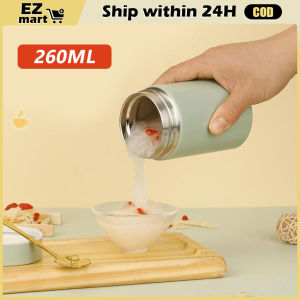 260ML Mini Soup Bottle Food Lunch Box Portable Stainless Steel Soup Thermos Flask Containers Vacuum Flask Thermocup for Breakfast