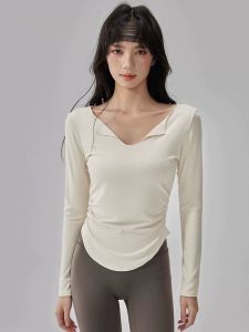 Slimming Waist-Shaping Long-Sleeve Womens Sports Top