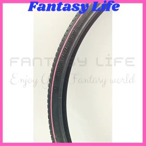 Fantasy Swallow Ban luar 28 x 1 1/2 hitam list merah jambu 6 PR gerobak becak